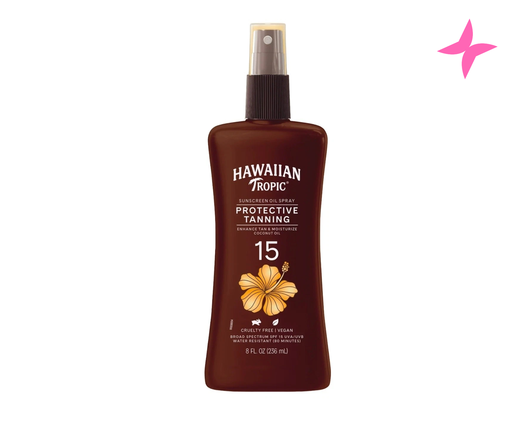 Hawaiian Tropic Sunscreen Protective Tanning Oil Spray /უსაფრთხოდ  გასარუჯი მზისგან დამცავი სპრეი SPF15