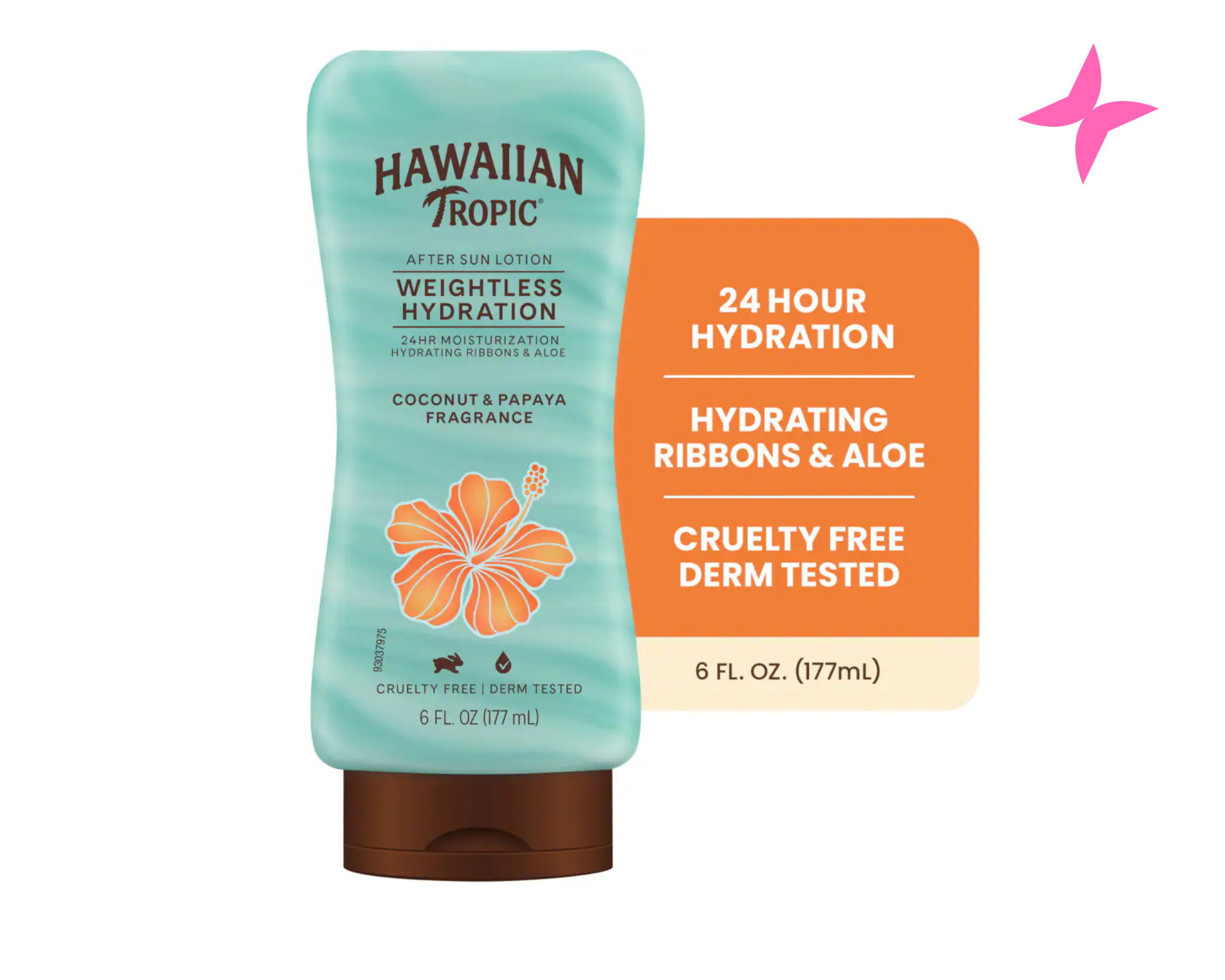 Hawaiian Tropic Weightless Hydration After Sun Lotion with Aloe/ მზის შემდგომი დამატენიანებელი ლოსიონი ალოეთი