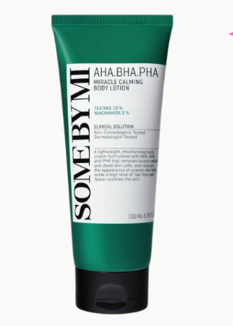 Some By Mi AHA-BHA-PHA Miracle Calming Body Lotion 200ML | სხეულის დამატენიანებელი ამშრევებელი მჟავებით - Image 1