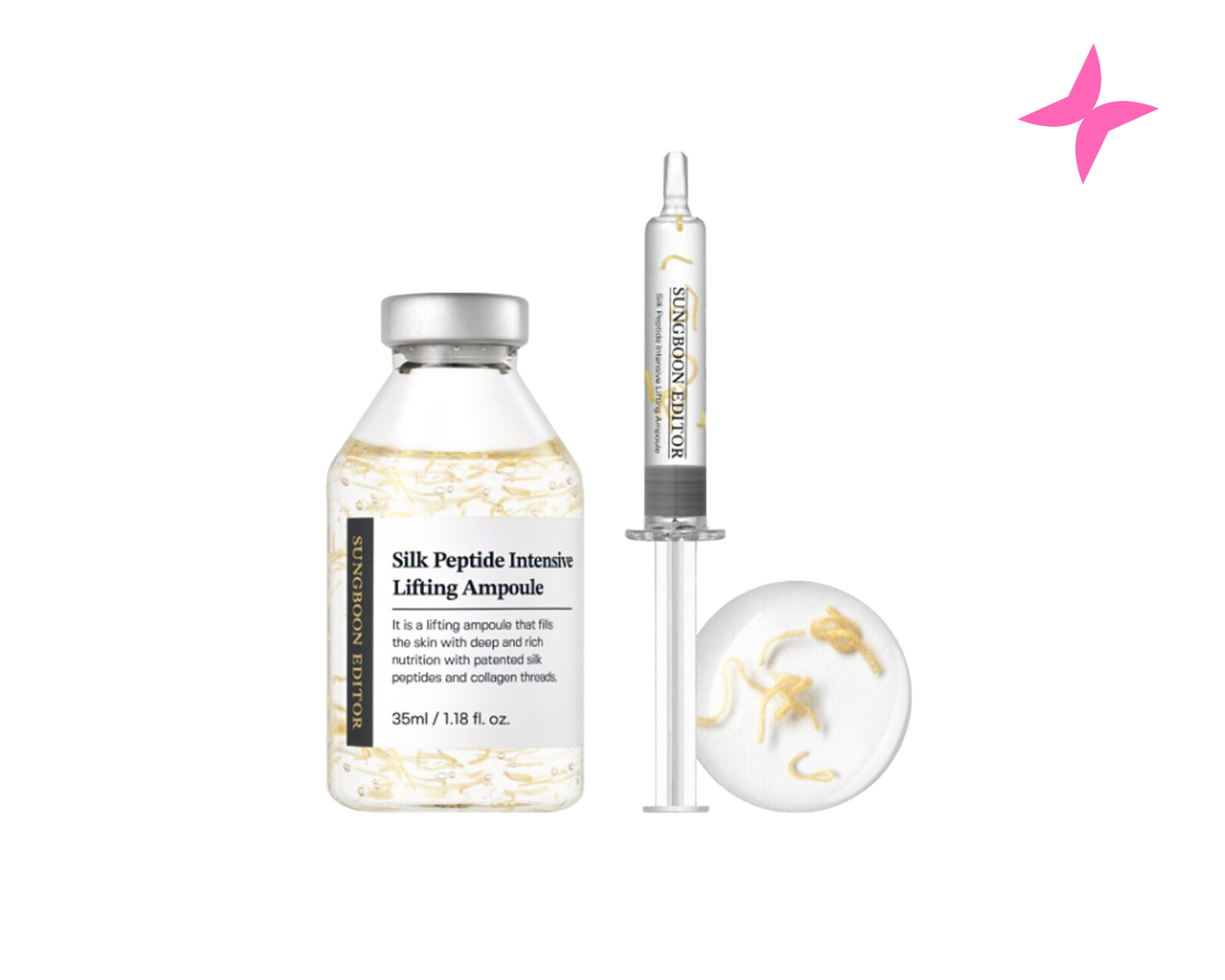 SUNGBOON EDITOR Silk Peptide Intensive Lifting Ampoule – 35ml