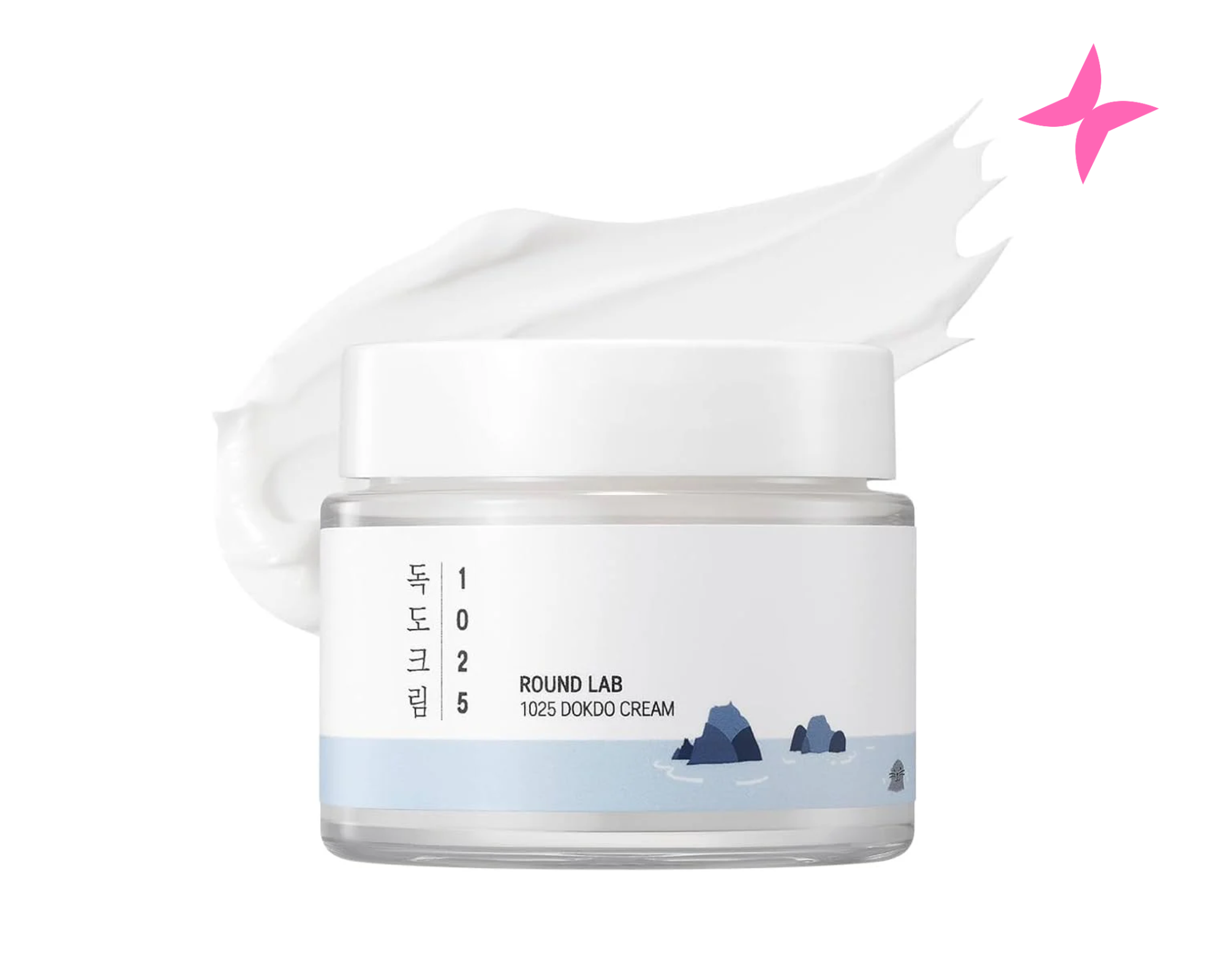 Round Lab 1025 Dokdo Light Cream |  მსუბუქი ტექსტურის დამატენიანებელი კრემი  80ml