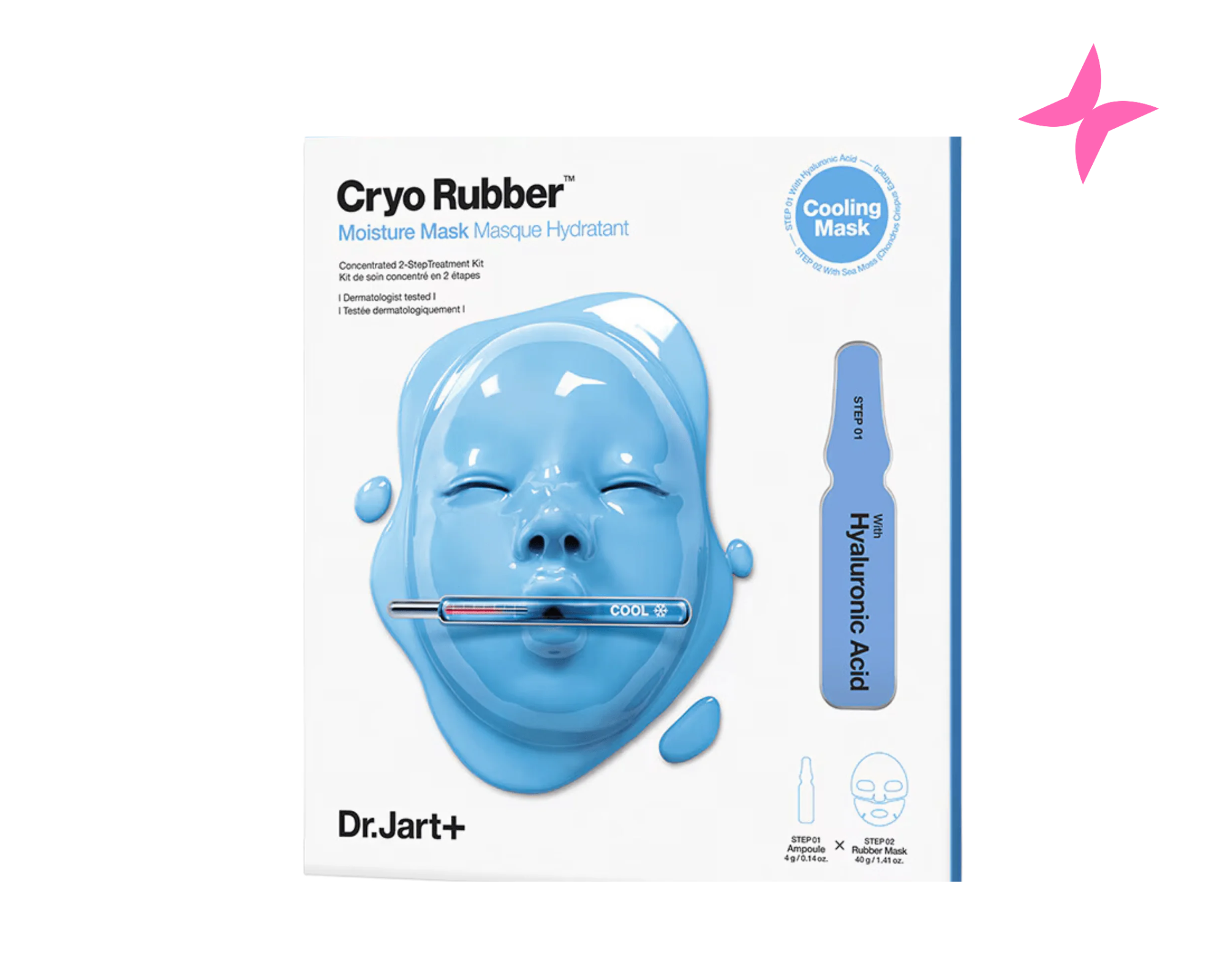 Cryo Rubber™ Moisturizing Face Mask with Hyaluronic Acid